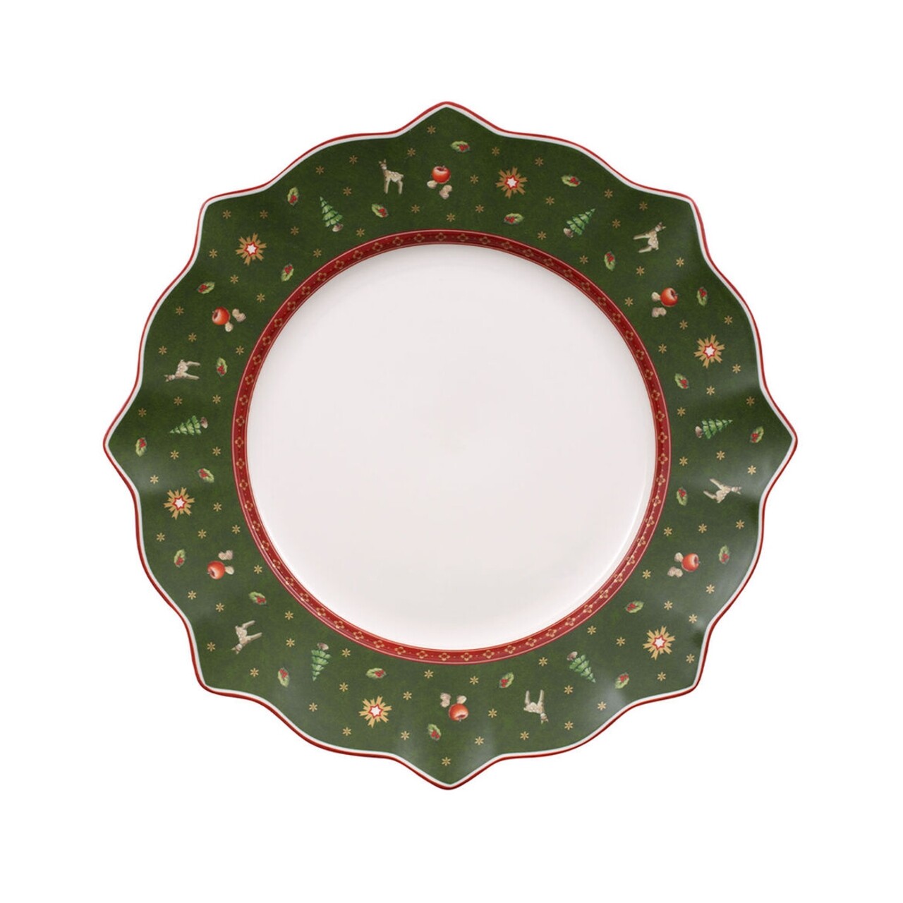 Farfurie intinsa, Villeroy &amp; Boch, Toy's Delight Green, 29 cm, portelan premium - imagine 4